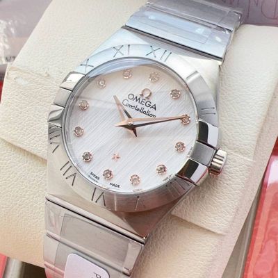 Omega 4th Constellation 27MM 18K Gold 1376 Quartz Movement Lady Watch